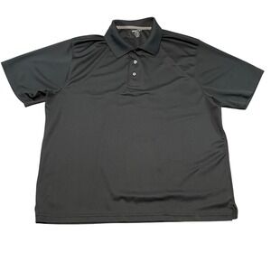 Architect Golf Performance Polo Shirt Mens XL Black Short Sleeve